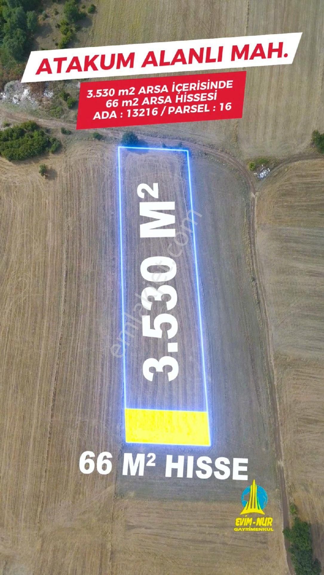 Evim-nur'dan Alanlı Mah 3.530 M2 Alan İçerisinde Yatırımlık Fırsat 66m2 Acil Satılık Tarla - Görsel 2