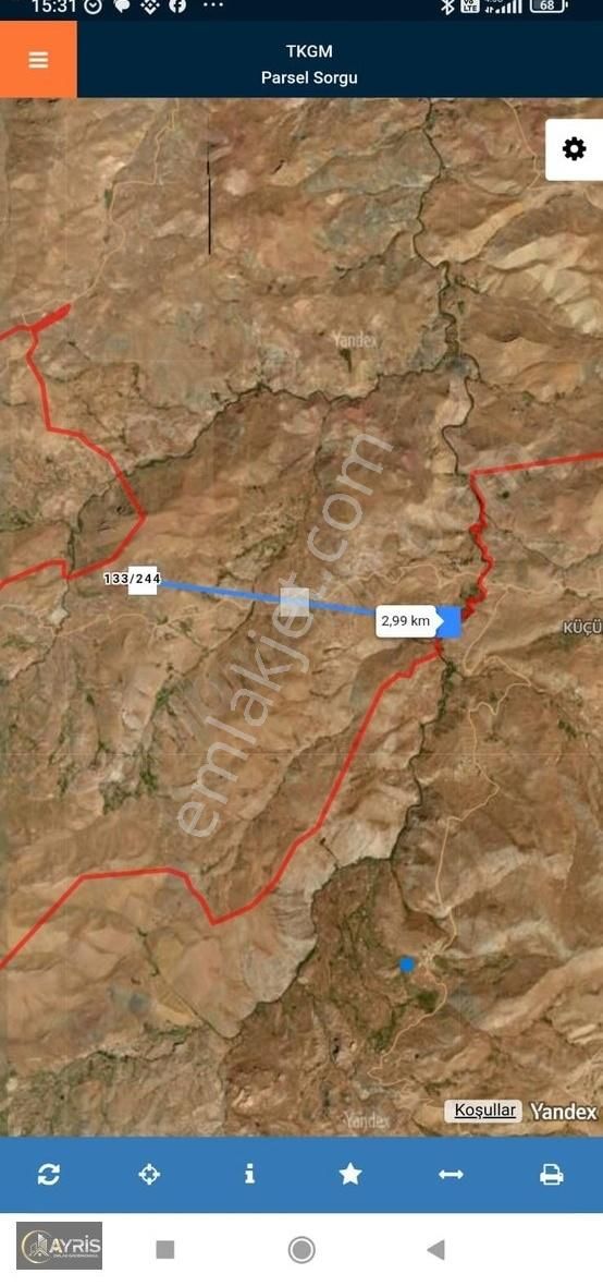 Van Gürpınar Dikbıyık Satılık 7.885 M² Tarla