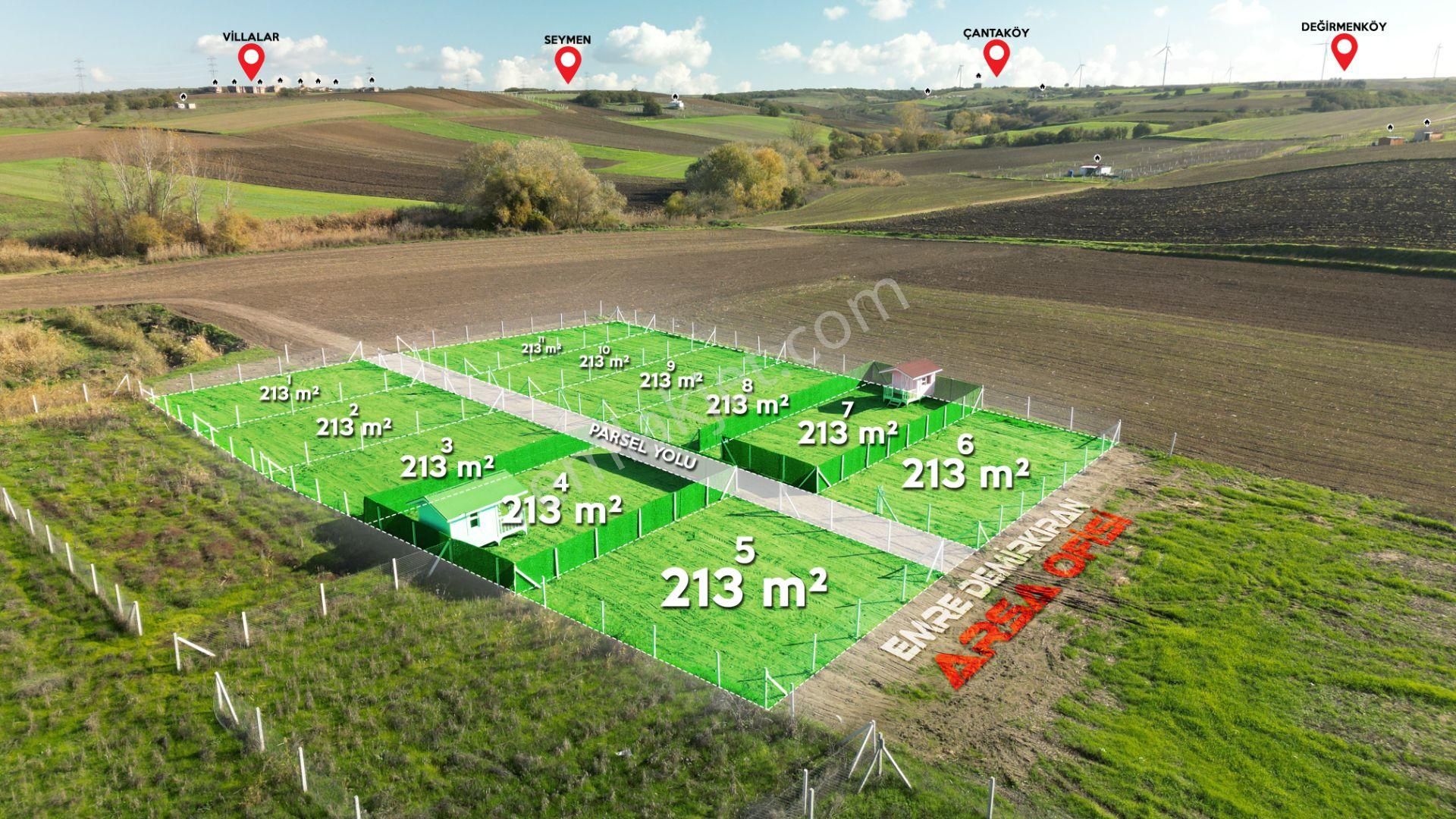 Silivri Değirmenköy'de Düz Konumda 213 M² Satılık Tarla