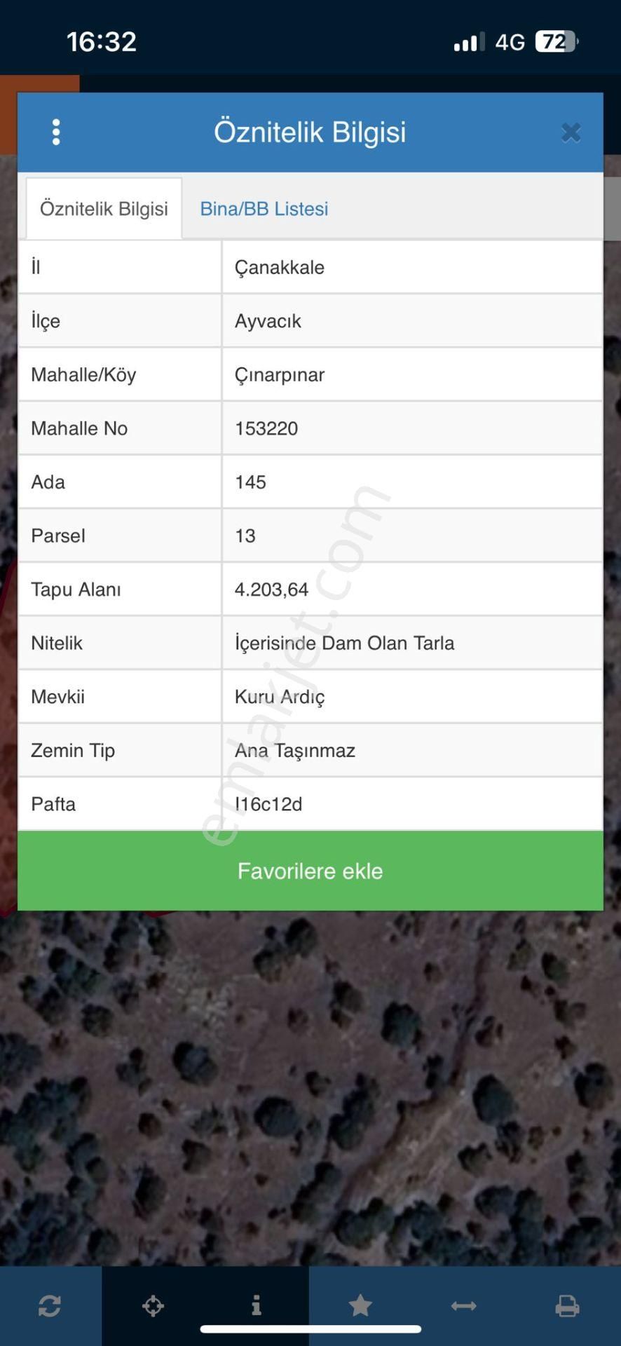 Çanakkale Ayvacık Çınarpınar’da Satılık Tarla! - Görsel 21