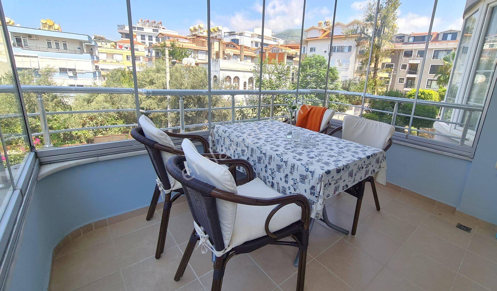 🟨alanya Saray Mahallesi’nde 2+1 Geniş Daire | Cam Balkon | Havuzlu Eligible For Residence Permit
