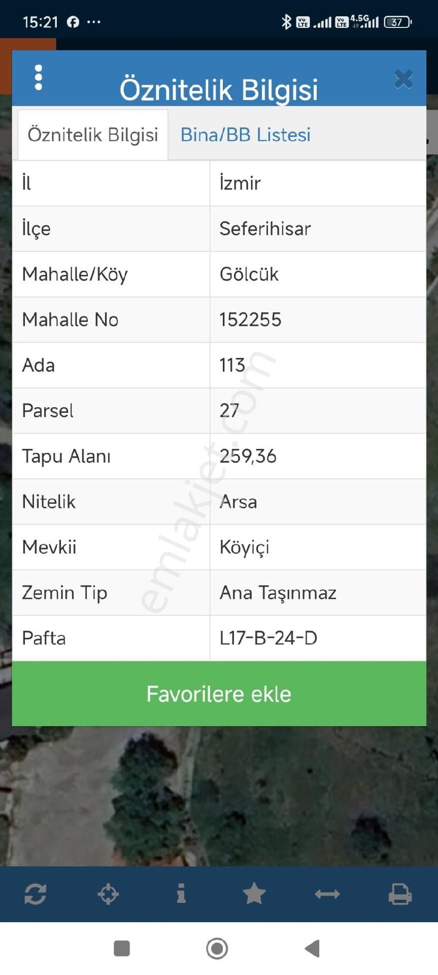 Seferihisar Gölcük, Tek Tapu 2 Kat İmarlı Köy İçi Arsa, 259 Mk ,yol Cepheli ,denize 12 Km - Görsel 13