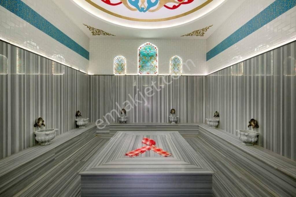 Alanya Saray'da Otel Konseptli Sitede 1+1 Eşyalı Daire | Açık & Kapalı Havuz | Spa Olanakları - Görsel 14