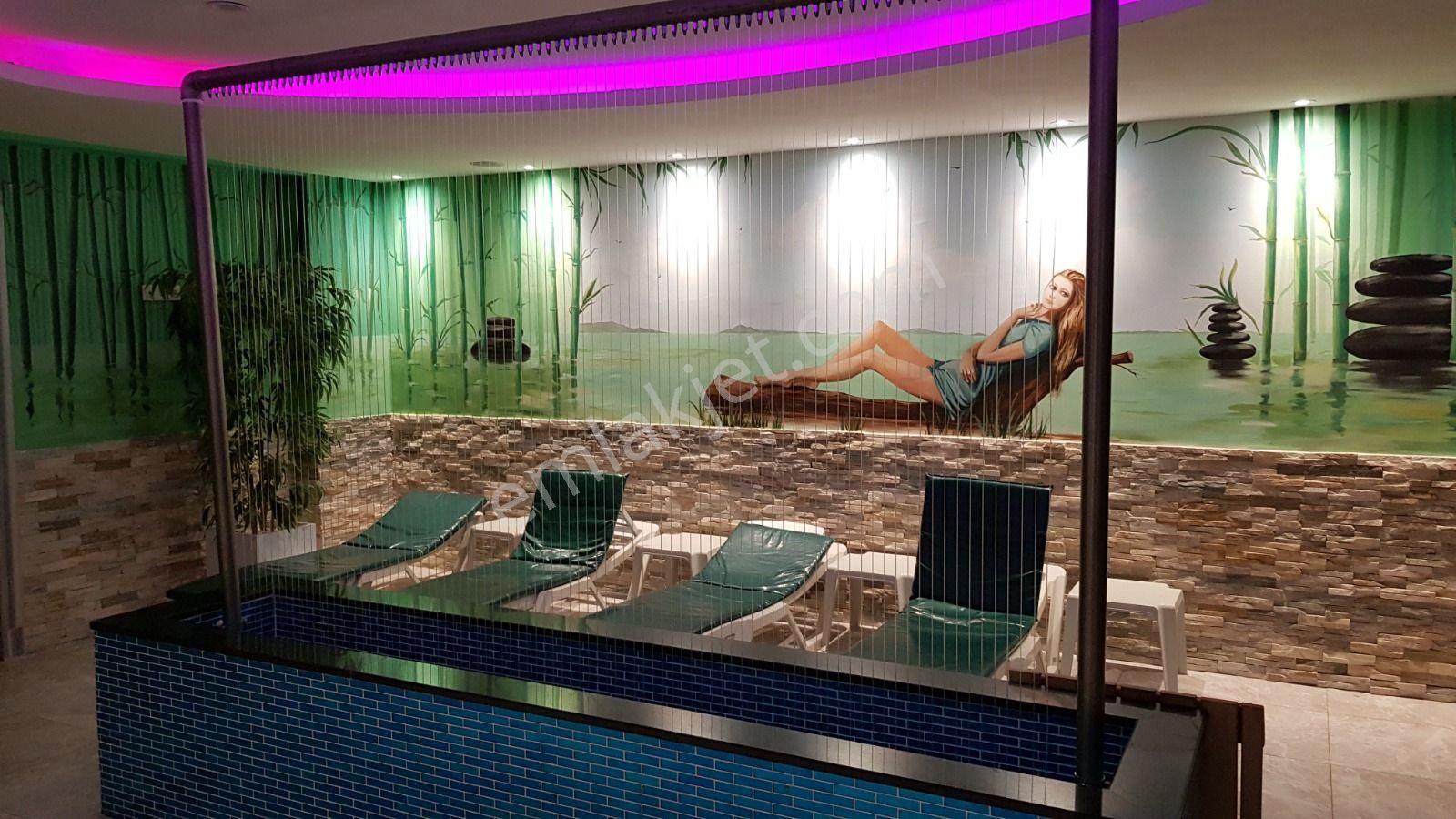 Alanya Saray'da Otel Konseptli Sitede 1+1 Eşyalı Daire | Açık & Kapalı Havuz | Spa Olanakları - Görsel 21