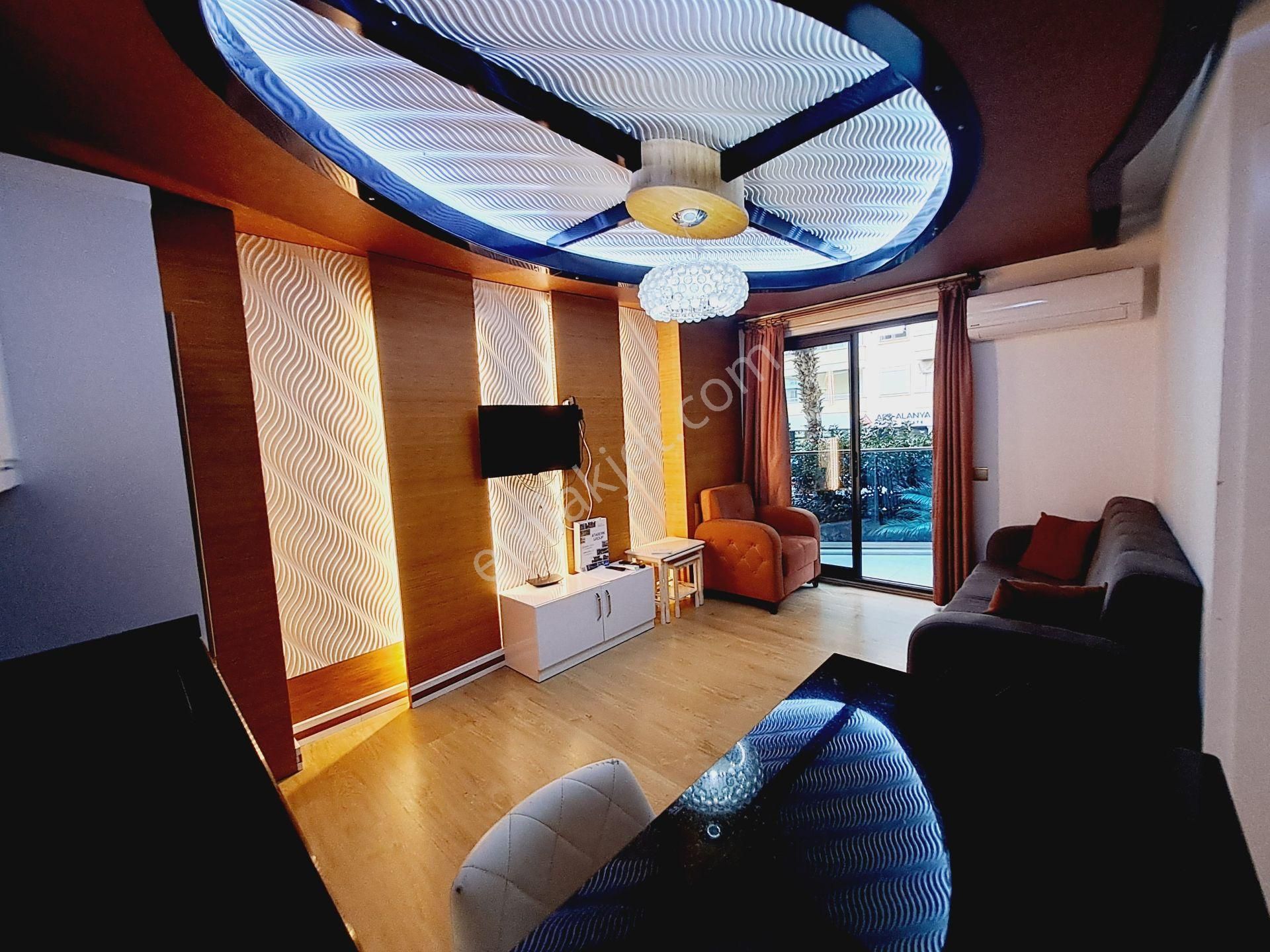 Alanya Saray'da Otel Konseptli Sitede 1+1 Eşyalı Daire | Açık & Kapalı Havuz | Spa Olanakları - Görsel 6