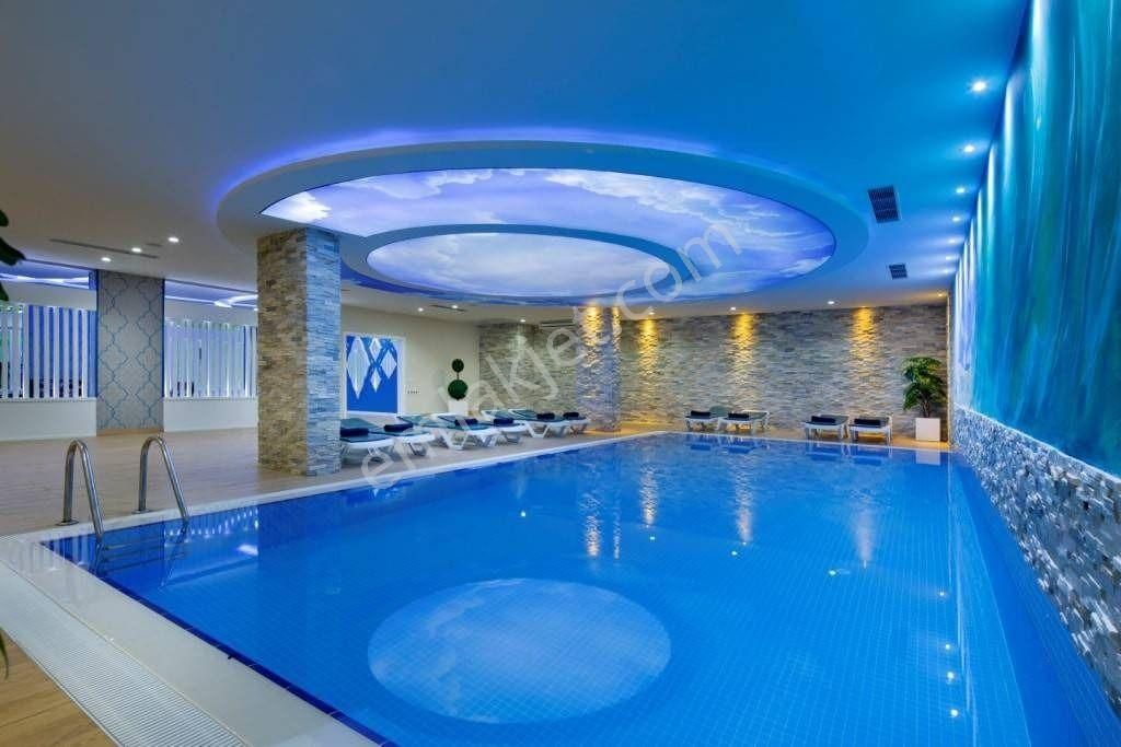 Alanya Saray'da Otel Konseptli Sitede 1+1 Eşyalı Daire | Açık & Kapalı Havuz | Spa Olanakları - Görsel 17