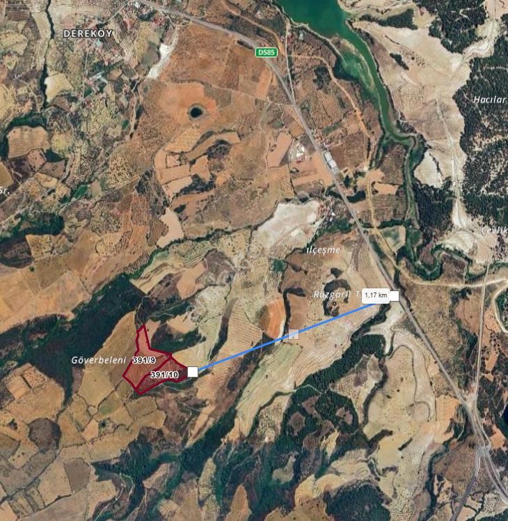 Karacasu Yakını Boş Tarla Ve Zeytinlik 23.544 M2 - Görsel 12