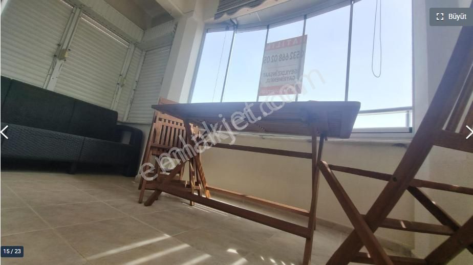 Satılık Muhteşem Konum, Köşe Daire Doğalgazlı Manzaralı Denize 200 M Emsalsiz Daire