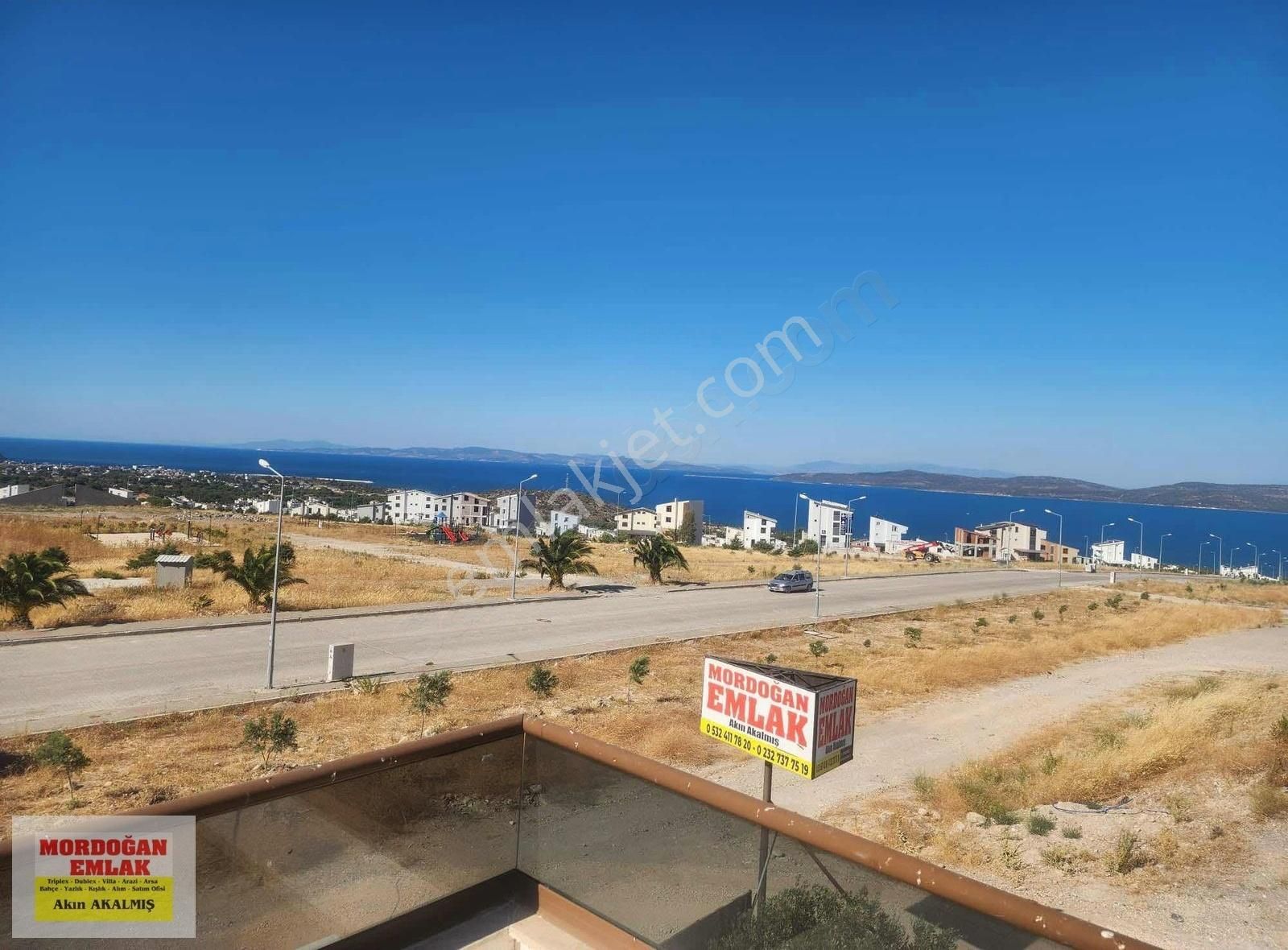 Mordoğan Emlaktan Kamukentte Full Deniz Manzaralı Dublex Daire