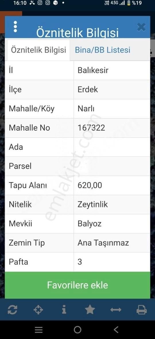 Çakır Emlak Dan. Satılık Zeytinlik