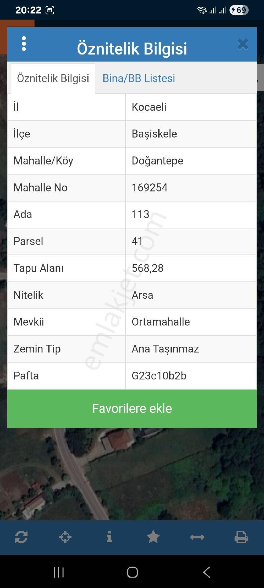 Başiskele Doğantepe Satılık Villalık Arsa
