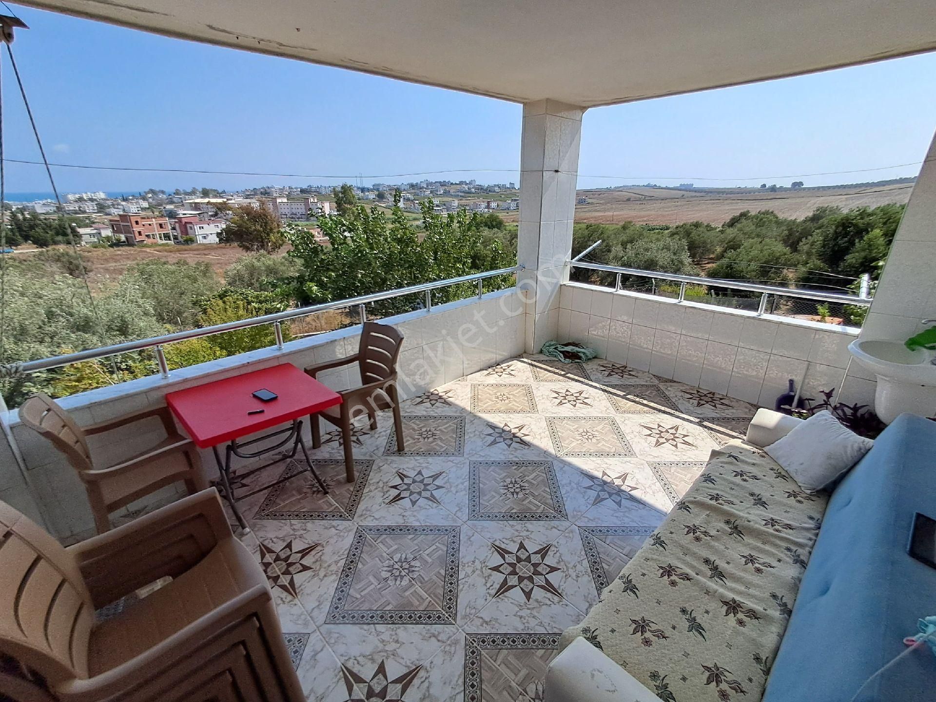 Karataş'ta Lux Deniz Manzaralı 1 Dönüm Arsa Üstüne Kurulu 2 Katlı 2 Daire Satılık Müstakil Ev - Görsel 30