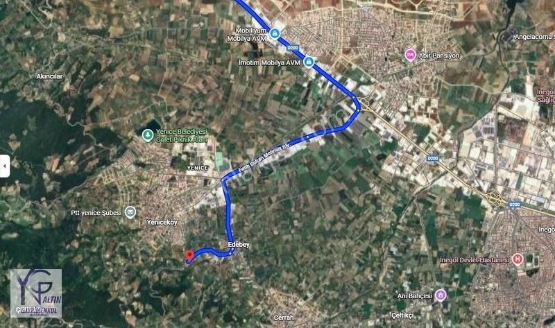 Yng Altın Gayrimenkul İnegöl Ebedeyde Satılık Arsa - Görsel 11