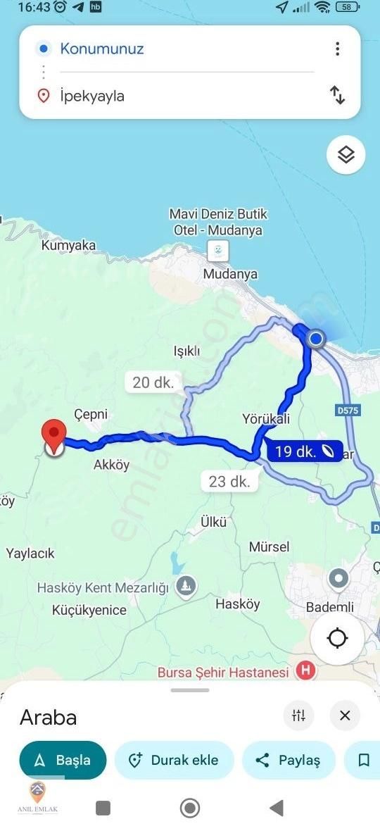 Anıl Emlaktan İpekyaylada Muhteşem Arsa - Görsel 2