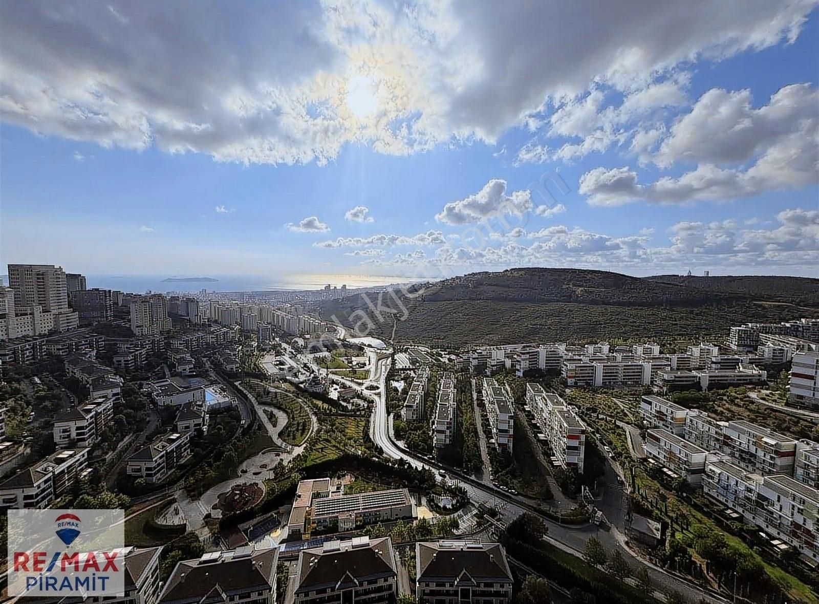 Kiptaş Seyrantepe'de 20.kat Full Deniz Manzaralı Kiralık 3+1