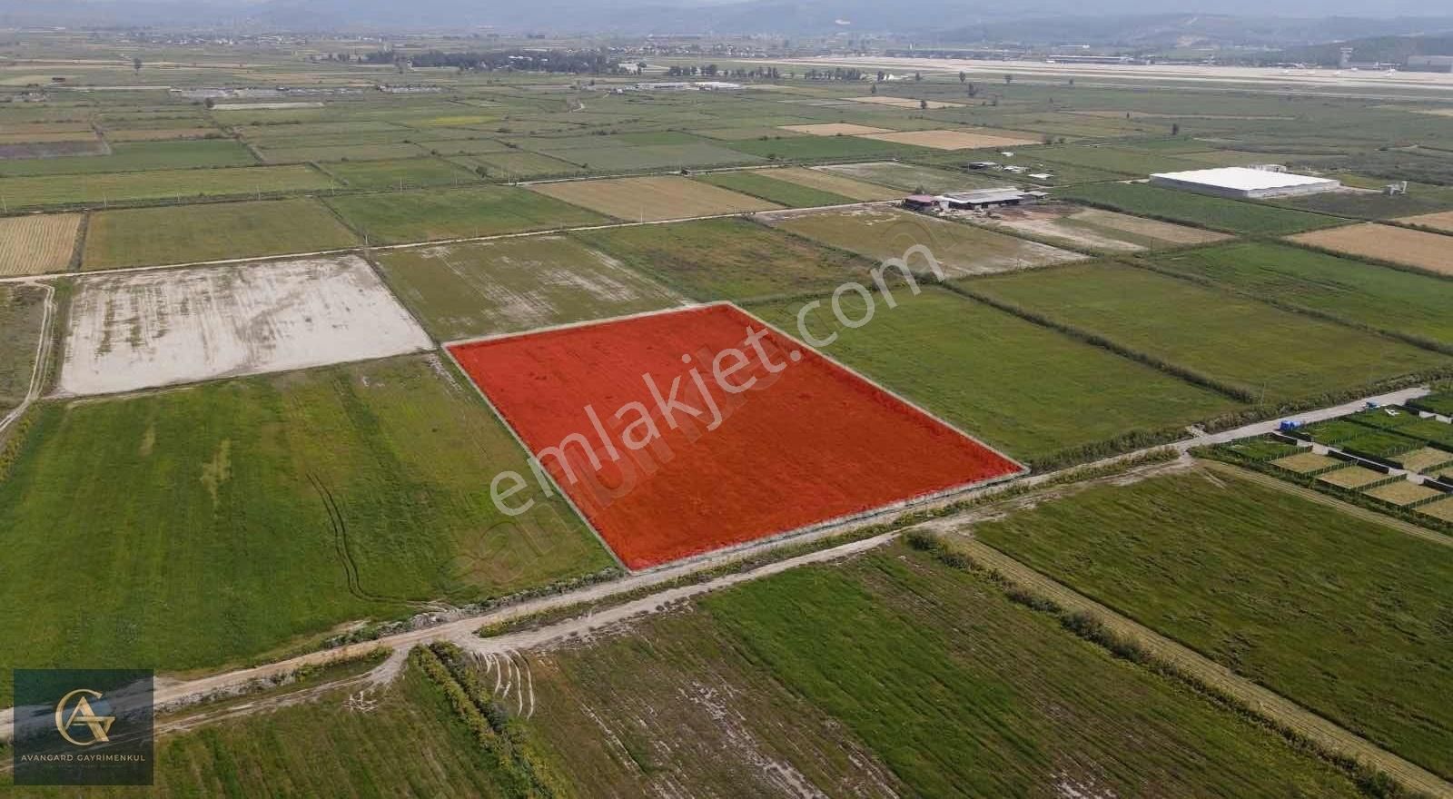 Avşar Mahallesinde 17.500 M² Tarla Kadastral Yola Sıfır!