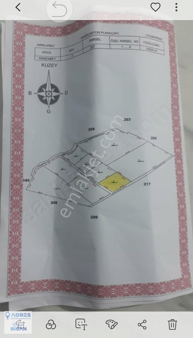 Kırklareli, Luleburgaz Hamzabey, Tavşancık Mevkinde