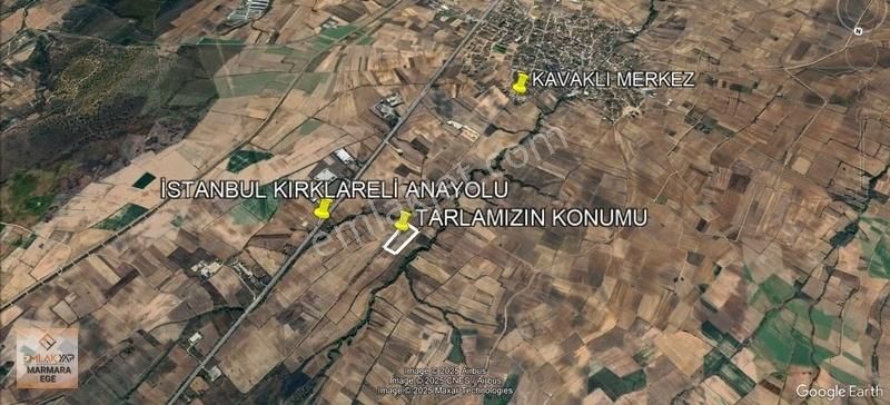 Kırklareli Karahıdır'da Yola 265 Mt Tam Cepheli Satılık Tarla