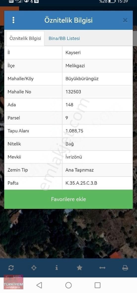 Gesi Büyük Bürüngüzde Yatırımlık Bağ Ve Tarla