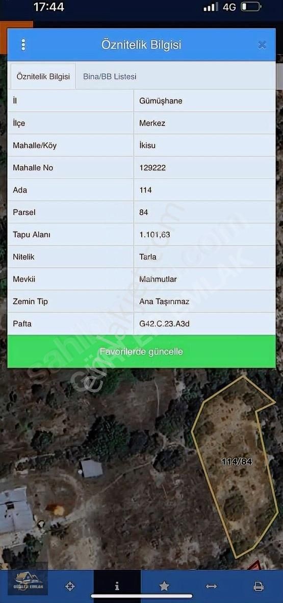 İkisu Yol Üzerin De Manzaralı Ev Yeri