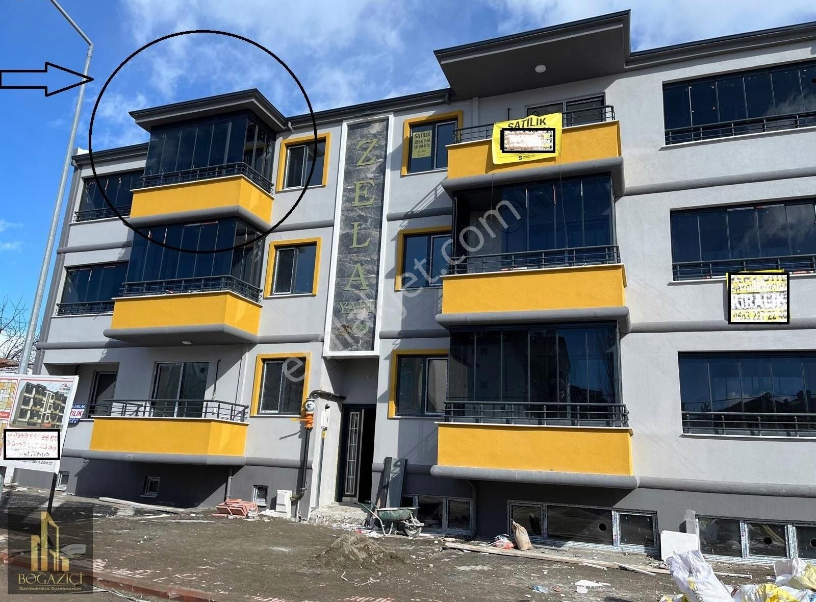 Boğaziçi Emlaktan Anahtar Teslim 1+1 Daire Merkezi Konum!!!