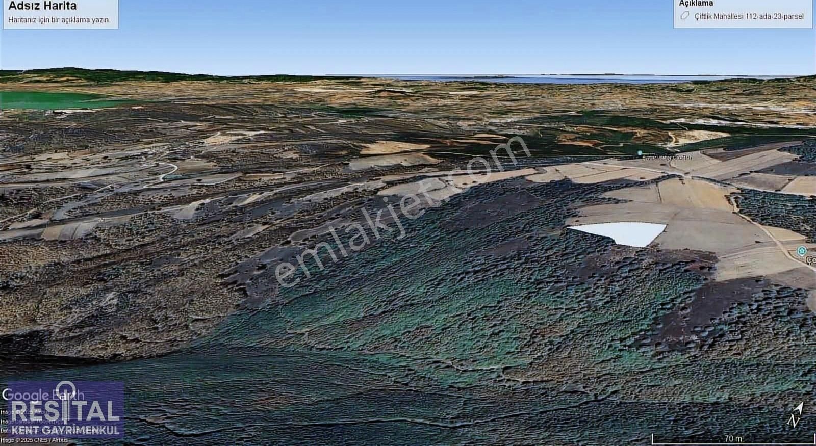 Nilüfer Güngörende 4590 M² Tek Tapu Arazimiz Harika Manzaralı - Görsel 2