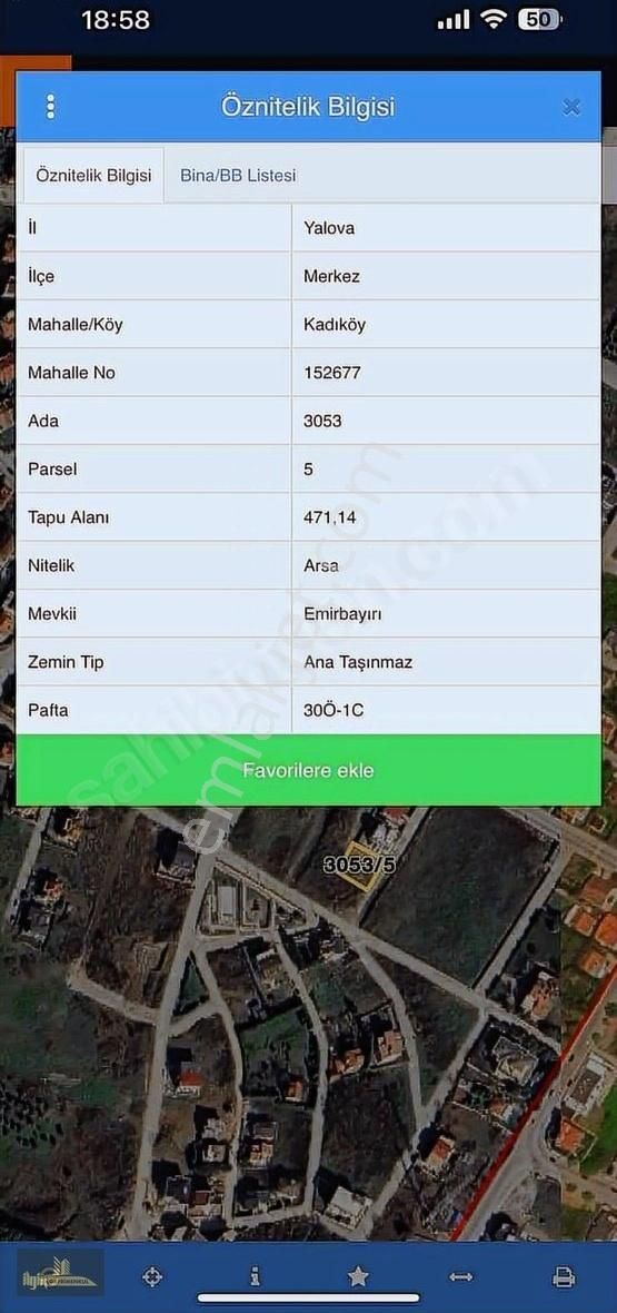 Kadıköyde Deniz Manzaralı 471 M2 Arsa
