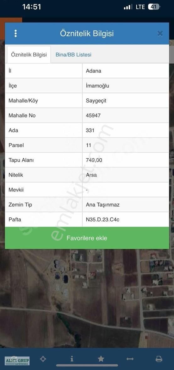 #imamoğlu Saygeçit Mah Tek Tapu 1.8 Yoğ. Satılık Arsa