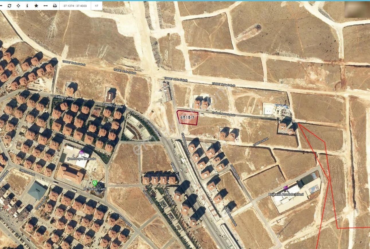 Beykent Mah. Satılık 1.55 Kaks Konut Arsası