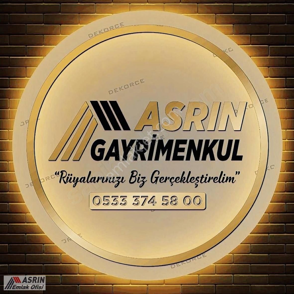 Asrın Emlak'tan Ahmet Turan Gazi Mh.satılık 3+1 Sıfır Daire