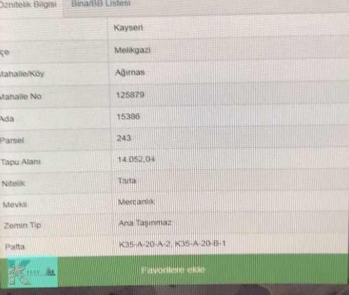 Ağırnas Da Yatırımlık Tarla