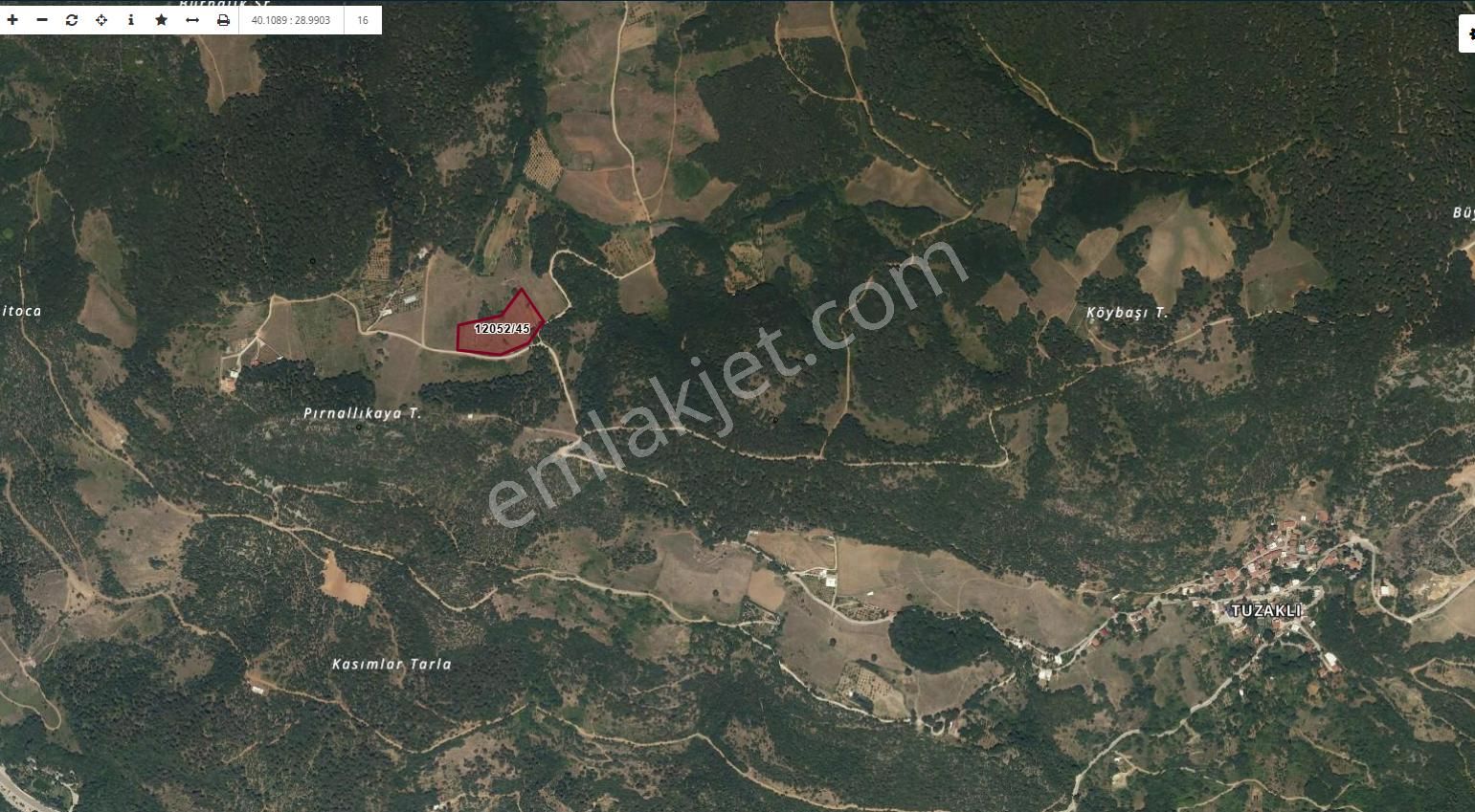 Bursa Osmangazi Tuzaklı Köyün De Satılık Tarla 11.046 M2 - Görsel 7