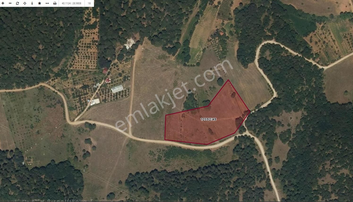 Bursa Osmangazi Tuzaklı Köyün De Satılık Tarla 11.046 M2 - Görsel 6