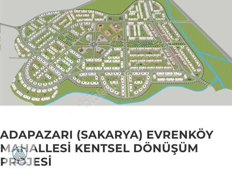 Sakarya Adapazarı Kentsel Dönüşüm Projesinde Yatırımlık Arsa