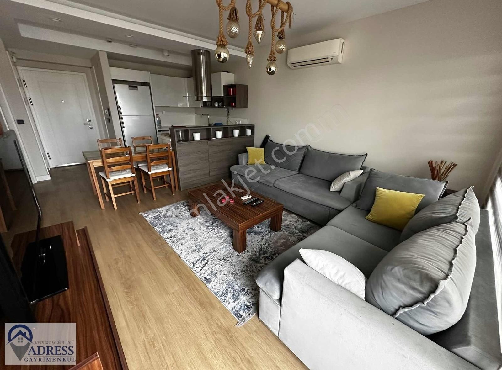 Tellioğlu Residence Geniş Balkonlu Full Eşyalı 1+1 Boş Daire