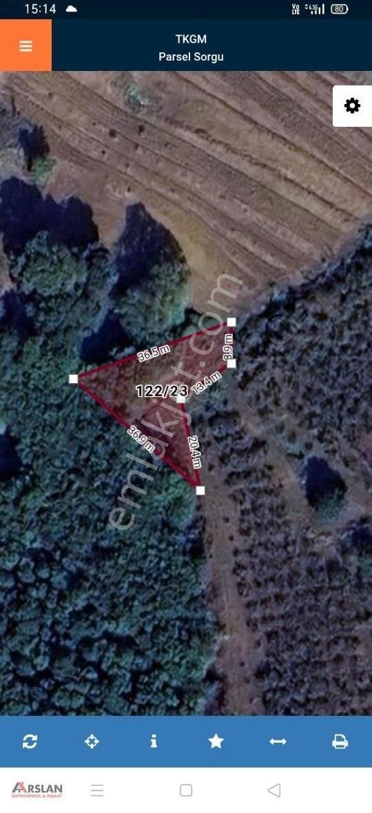 Kocaeli Kandıra Bollu Köyünde 488m2 Tarla