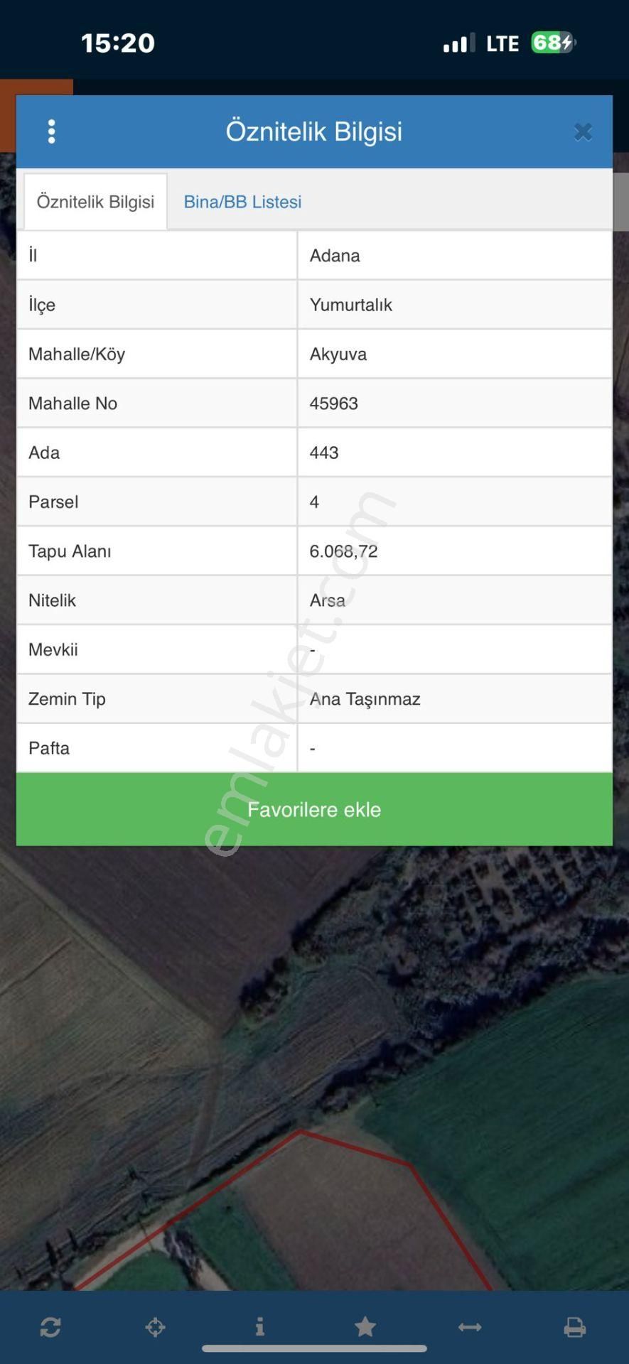 Thor'dan Satılık Adana Yumurtalık'ta 6.068 M2 Arsa