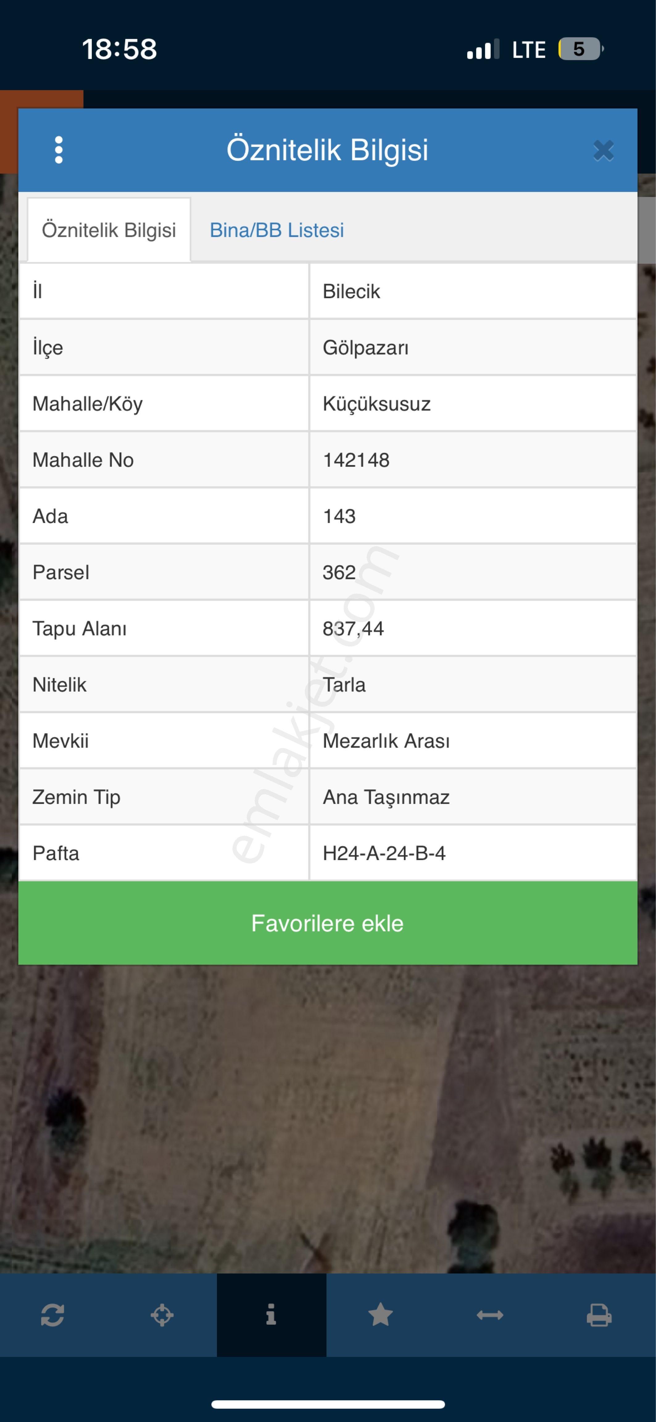Gölpazarı Küçüksusuz Köyünde Harika Arazi