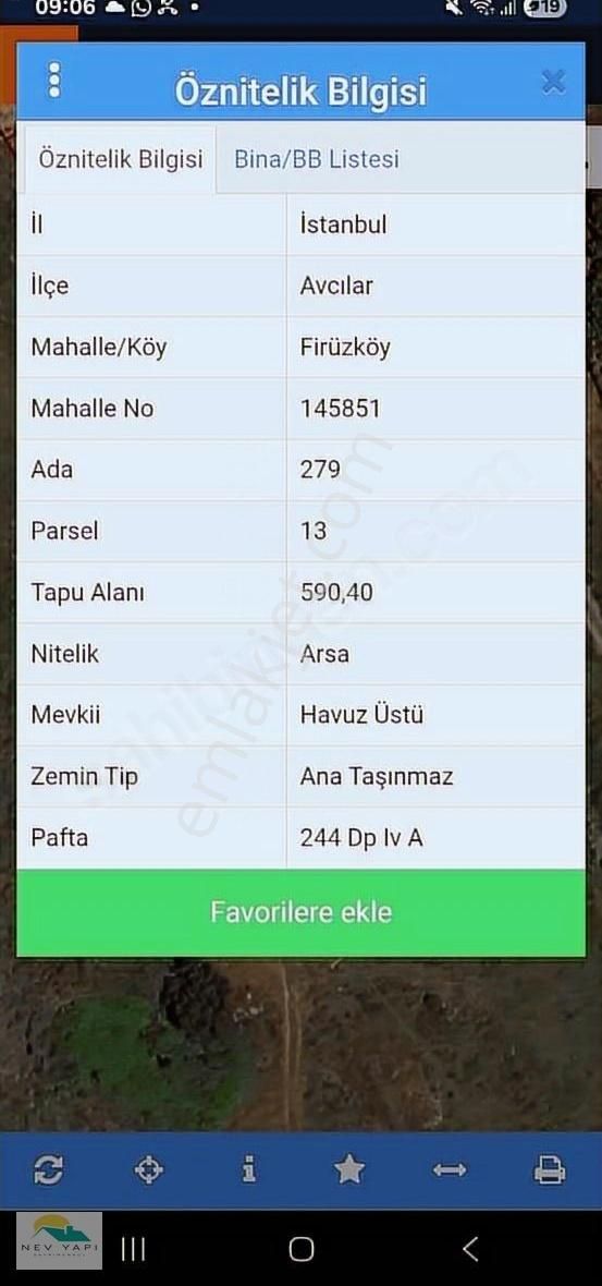 ** Nev Yapı Arsa Ofisinden 590 Metrekare ** - Görsel 3