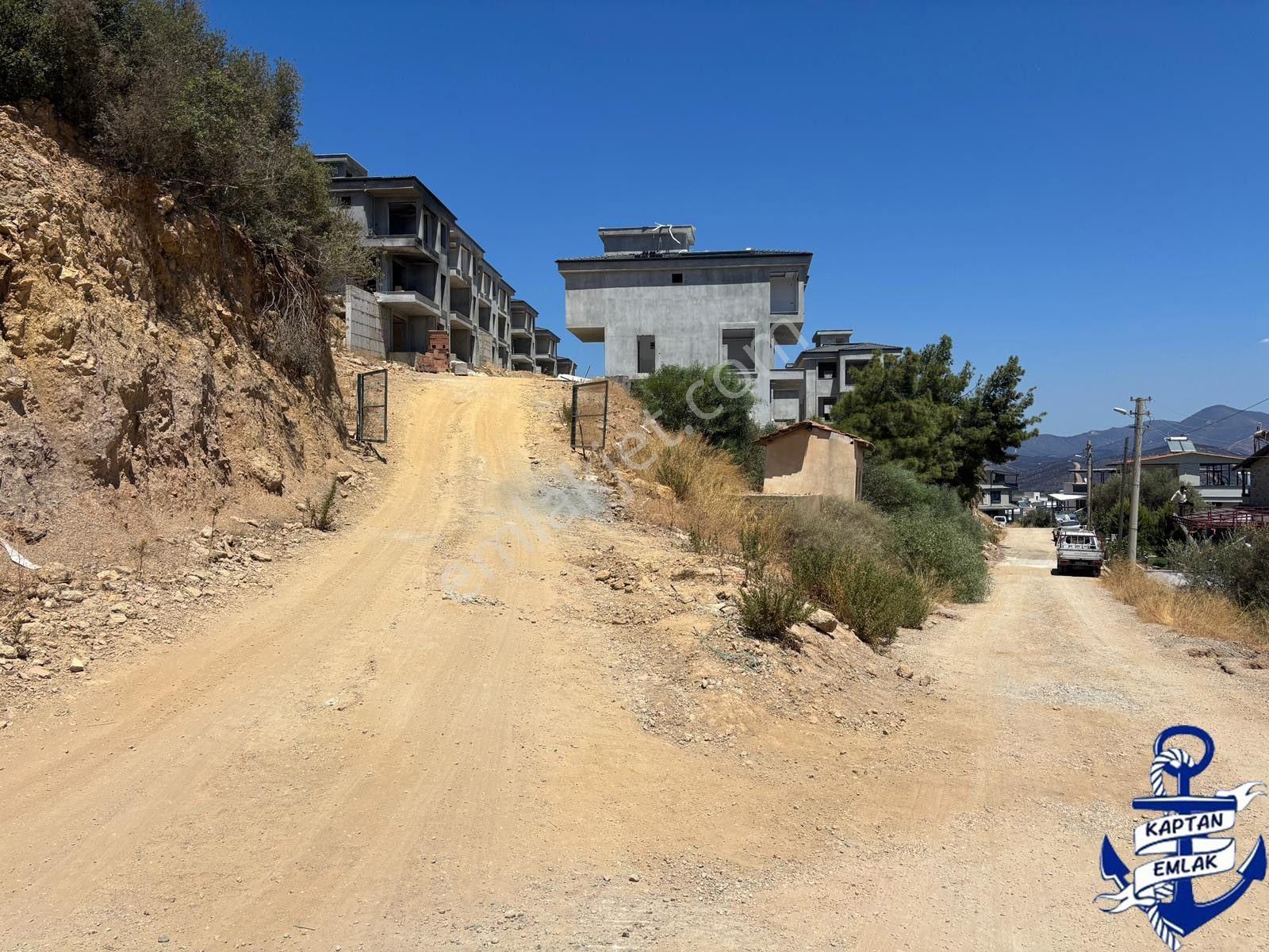 Doğanbey'de Ful Deniz Manzaralı İkiz Villalık Satılık İmarlı Arsa