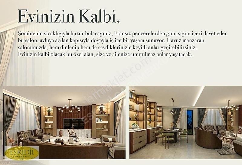 Çanakkale Dardanos Avlu Villaları'nda Satılık 7+1 Lüks Villa - Görsel 11