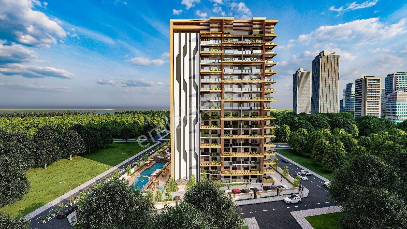 Royal Emlaktan Mersin Erdemli Tömük Mah Deniz Manzaralı Satılık 1+1 Sıfır Yazlık Daire - Görsel 28