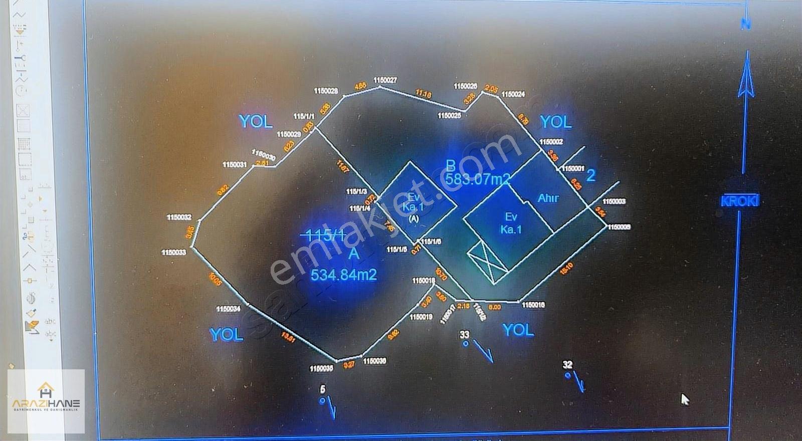 Milas Pınararası Köy İçi Toplam 535 M2 (250m2 ) İmarlı Arsa- İnşaata Hazır - Görsel 14