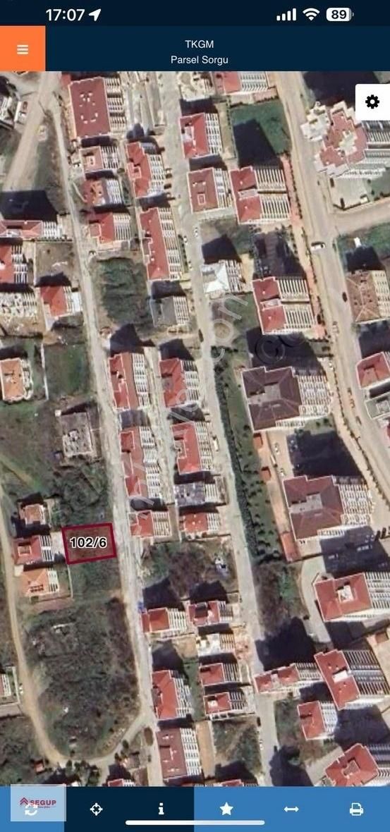 Segup'tan Yenimahalle'de Satılık Deniz Manzaralı Kupon Arsa