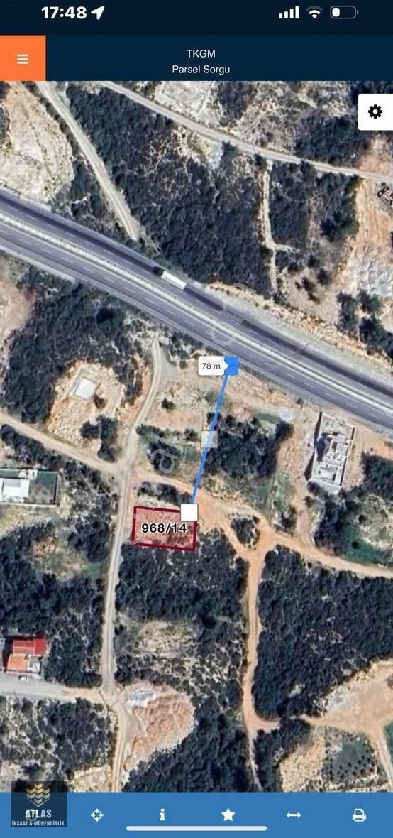 Didim Akyeniköy Bodrum Yolu Üzerinde Toki Evleri Yanında 600m2
