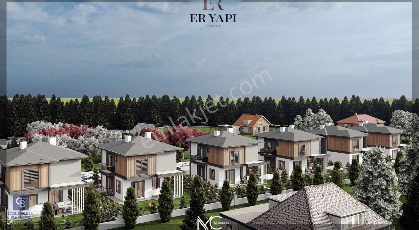 Erciyes Ve Şehir Manzaralı Doğa İçinde Harika Konumlu Lüks Villa