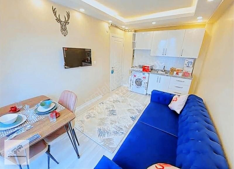 Etok'dan 1+1 Full Eşyalı Yeni Bina Güneş Alan Aydınlık Ve Ferah
