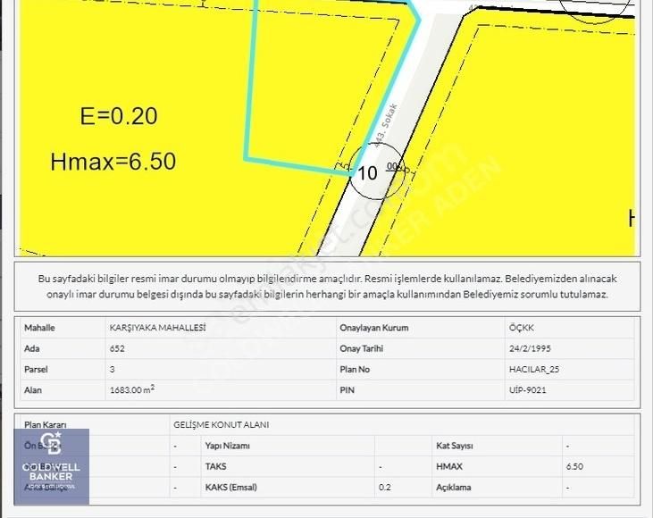 Gölbaşı Karşıyaka Mogan Gölünü Gören Ön Köşe 2 Villalık 1.683 M2