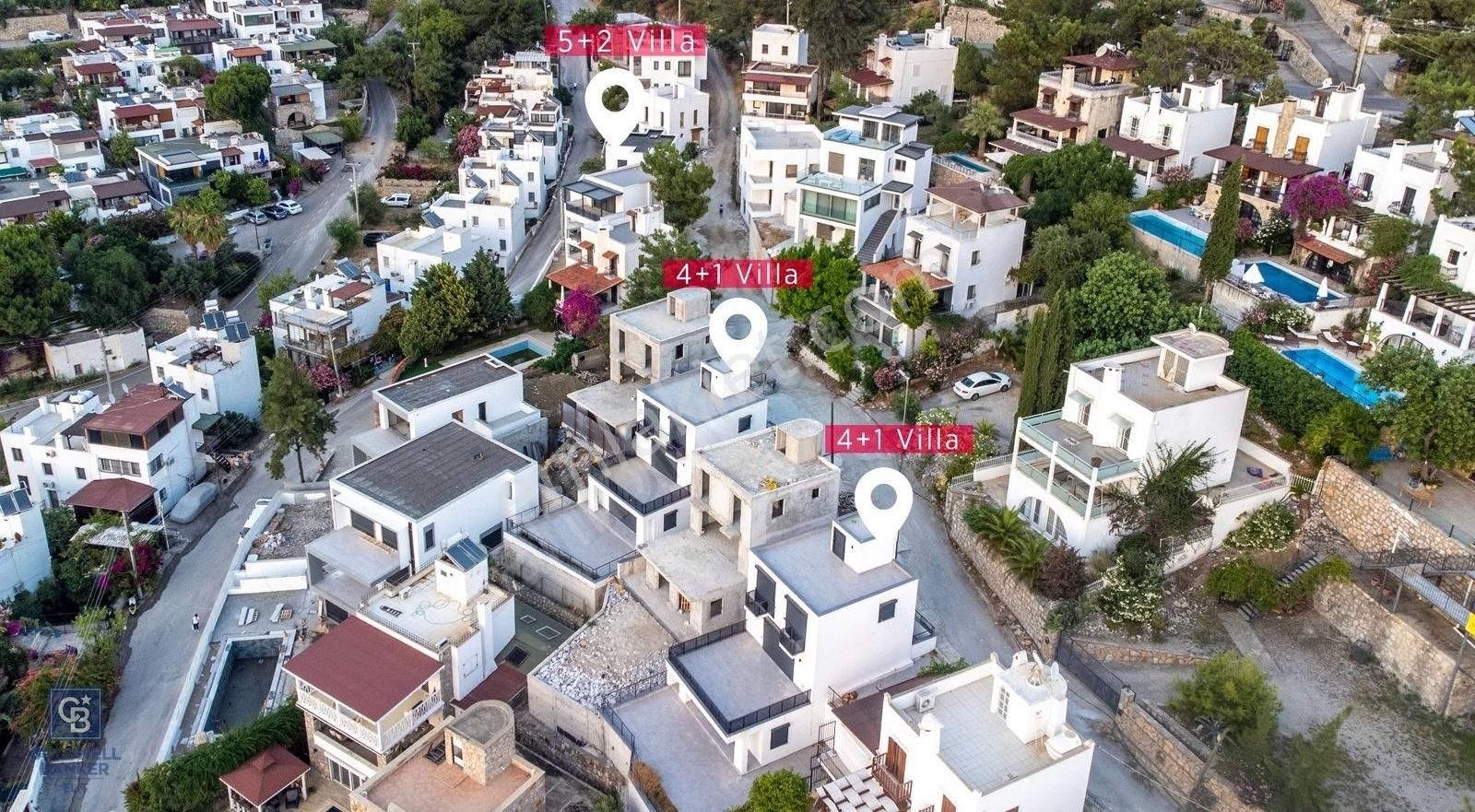 Bodrum Kumbahçe'de Kale Ve Deniz Manzaralı Müstakil Villa