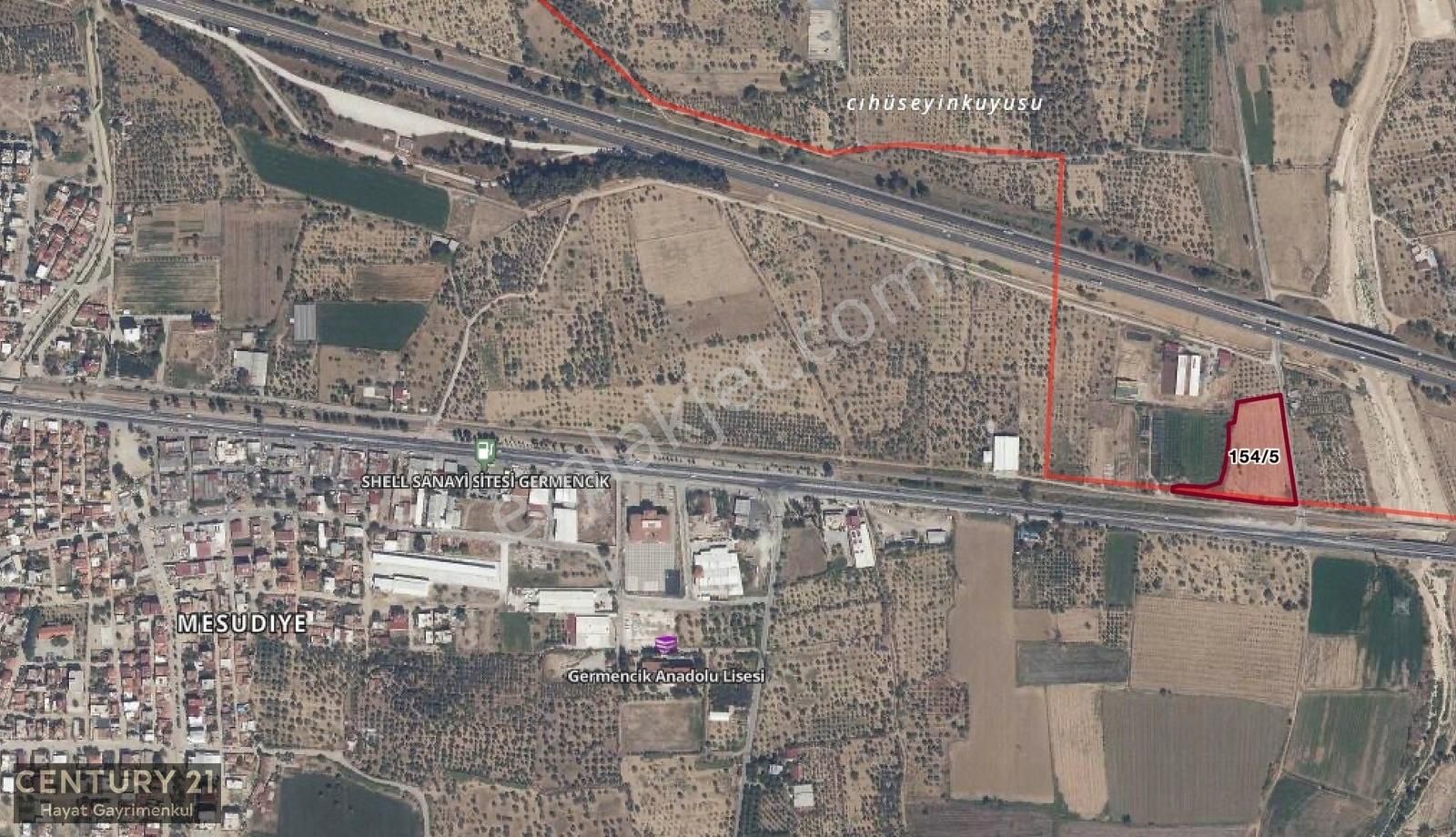 Aydın Germencik Alangüllü'de Sanayii Yakını Satılık Tarla
